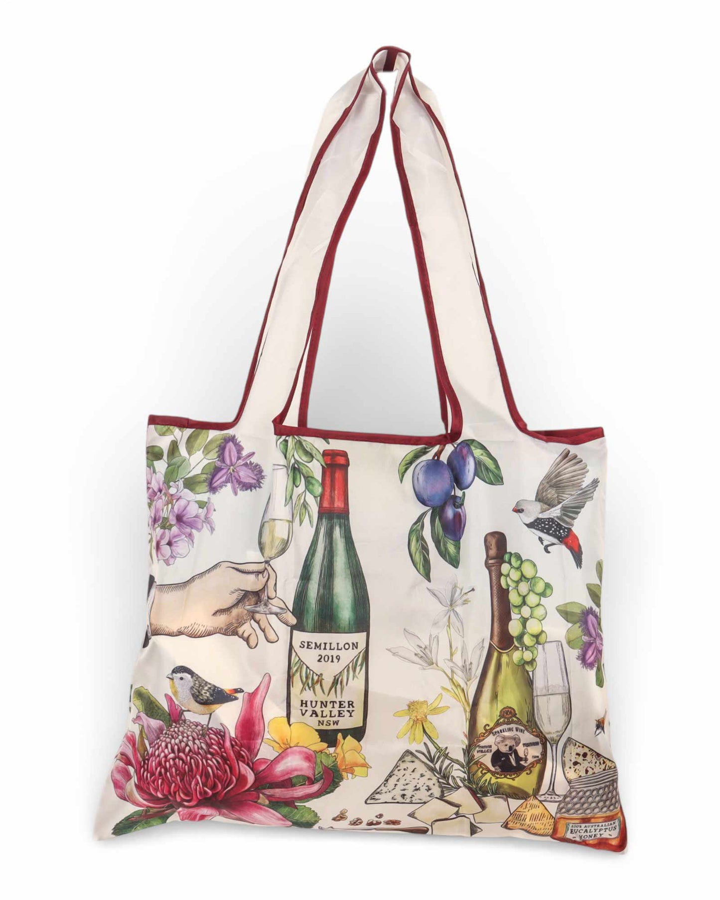 Foldable Shopper Bag Vineyard Visions