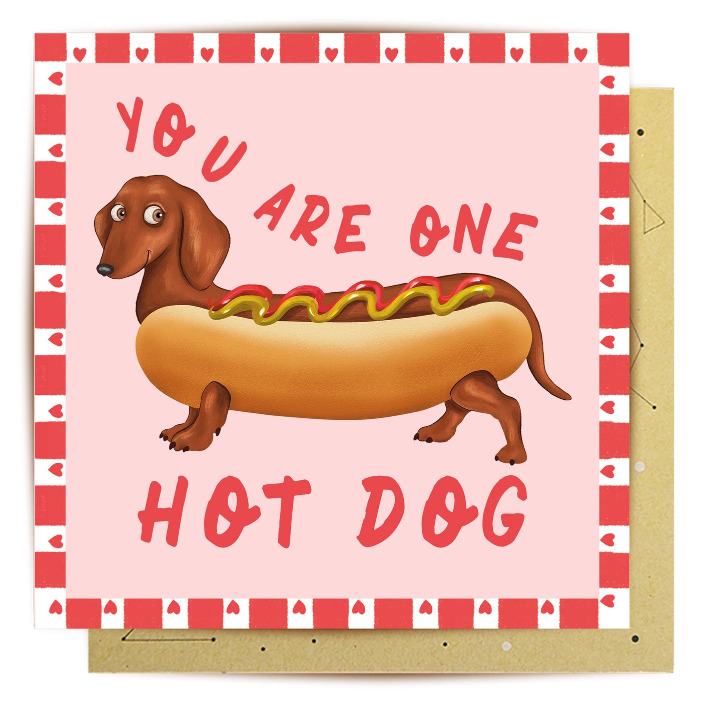 Greeting Card My Hot Dog