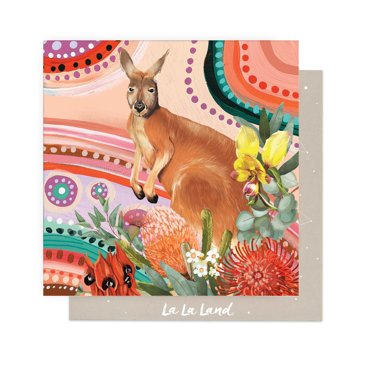 Greeting Card Sacred Country Vol.2 Kangaroo