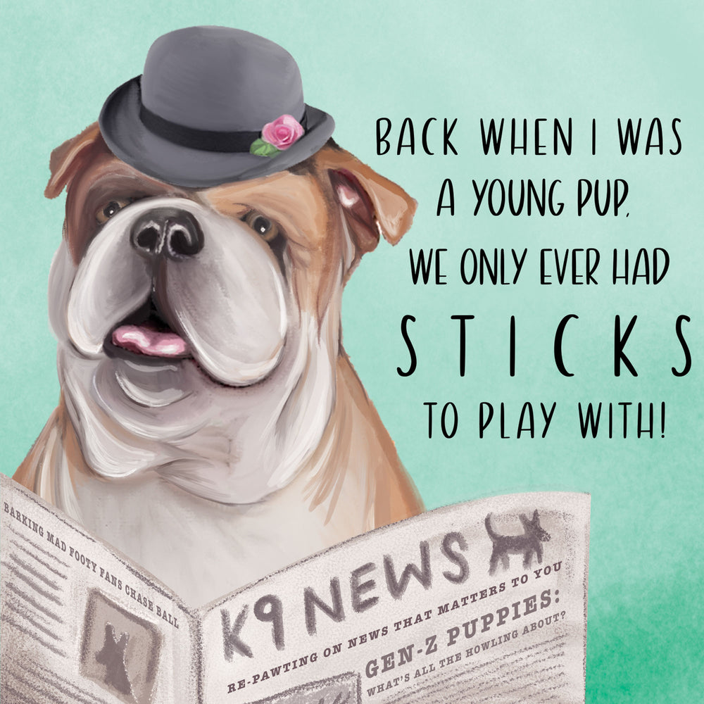 
                      
                        Greeting Card Bulldog News
                      
                    