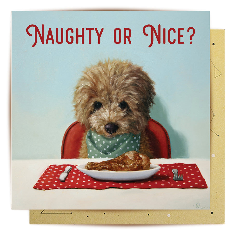 Greeting Card Naughty Or Nice