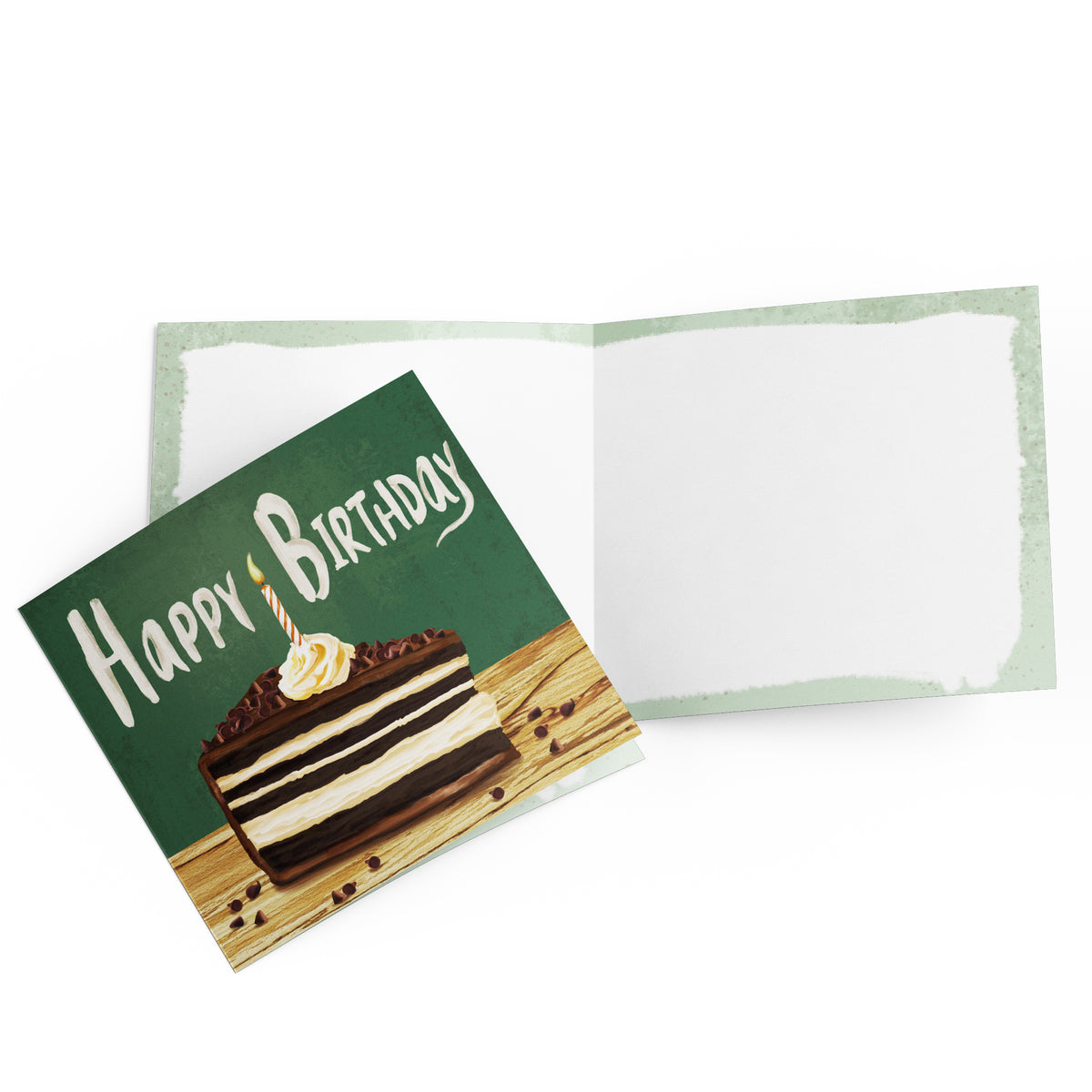 Greeting Card Mud Cake