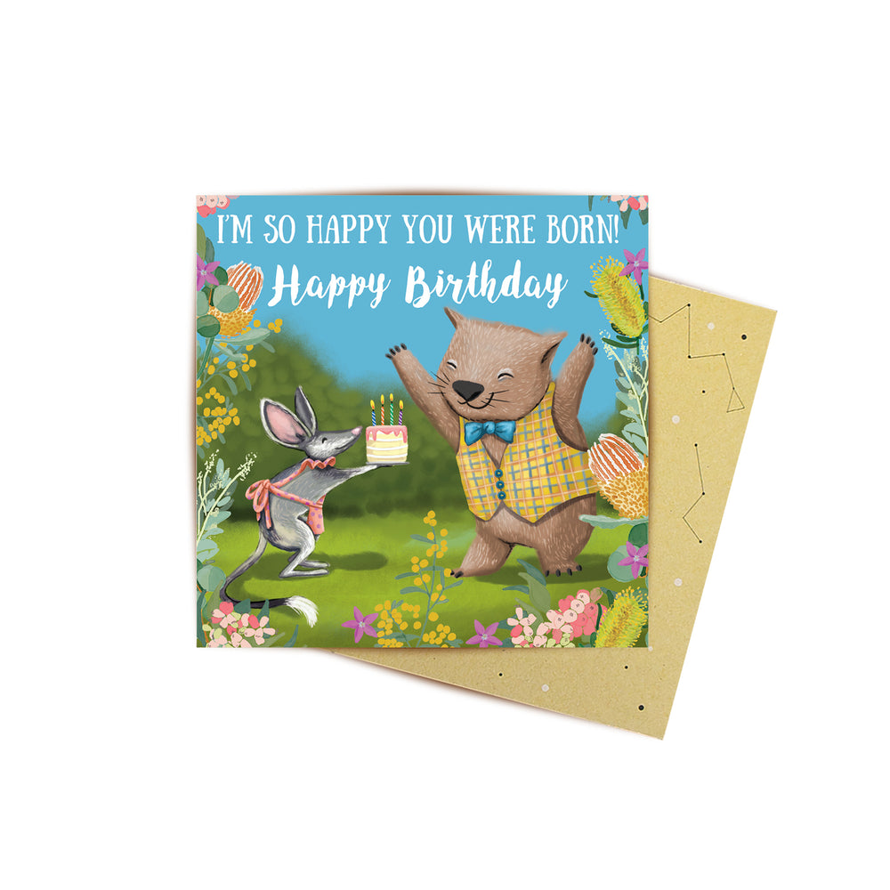 
                      
                        Mini Card Best Friends Wombat and Bilby
                      
                    