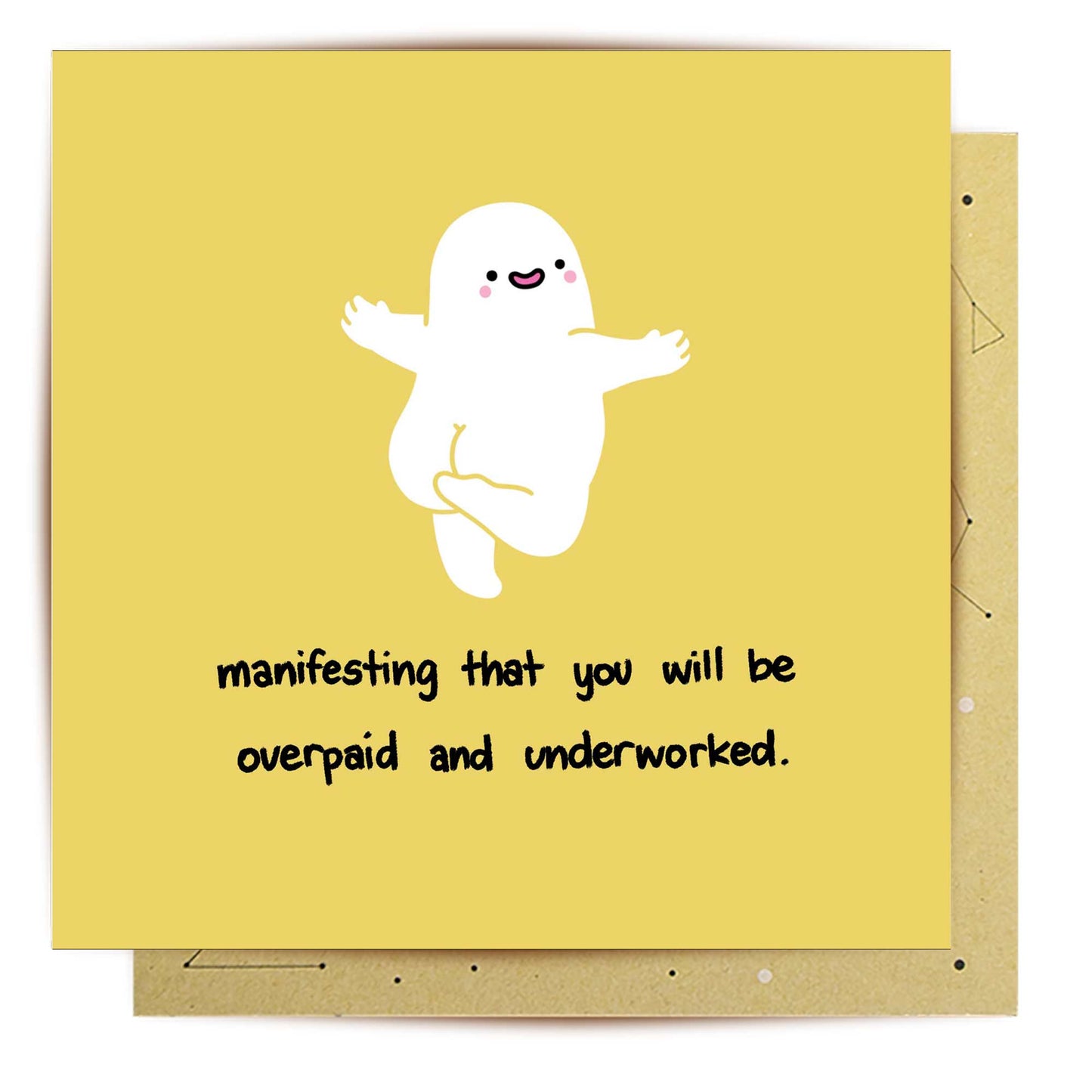 Greeting Card Overpaid And Overworked