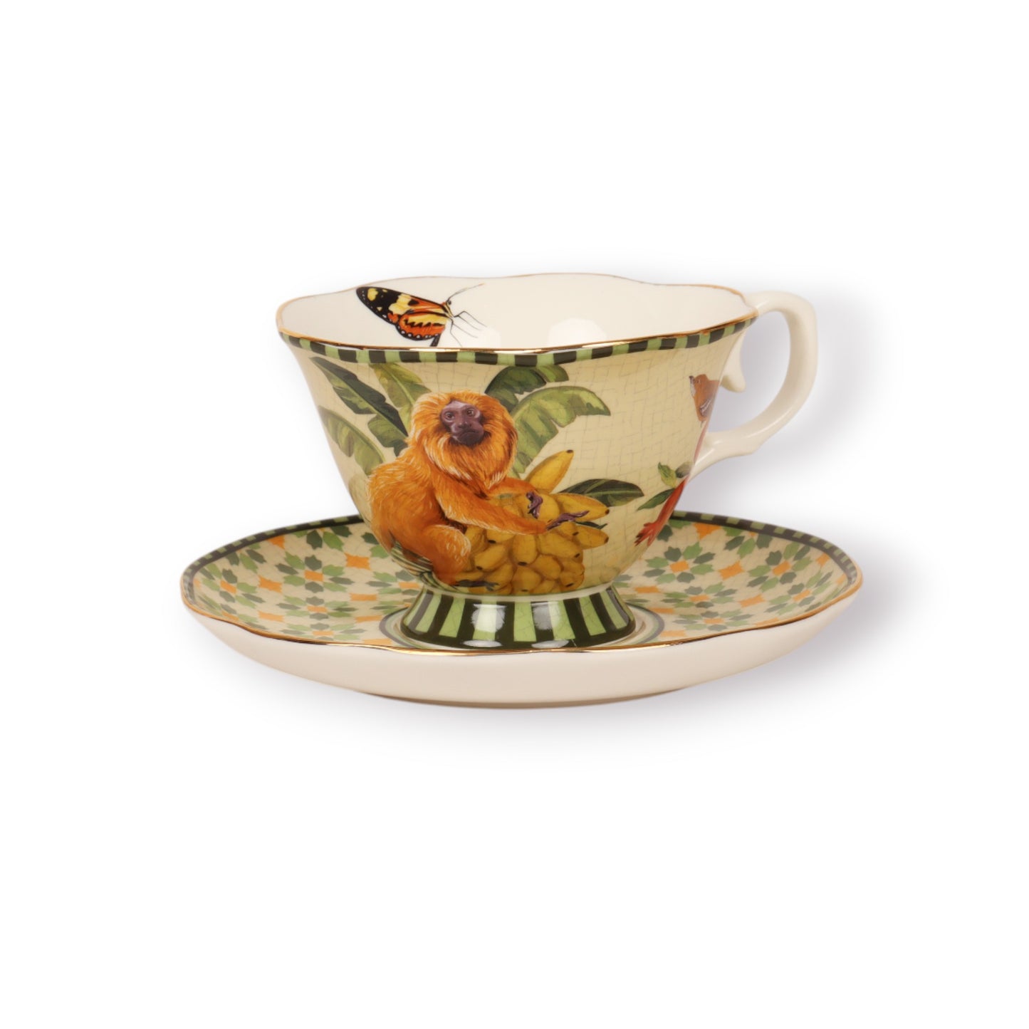 Tea Cup & Saucer Brazilian Summer