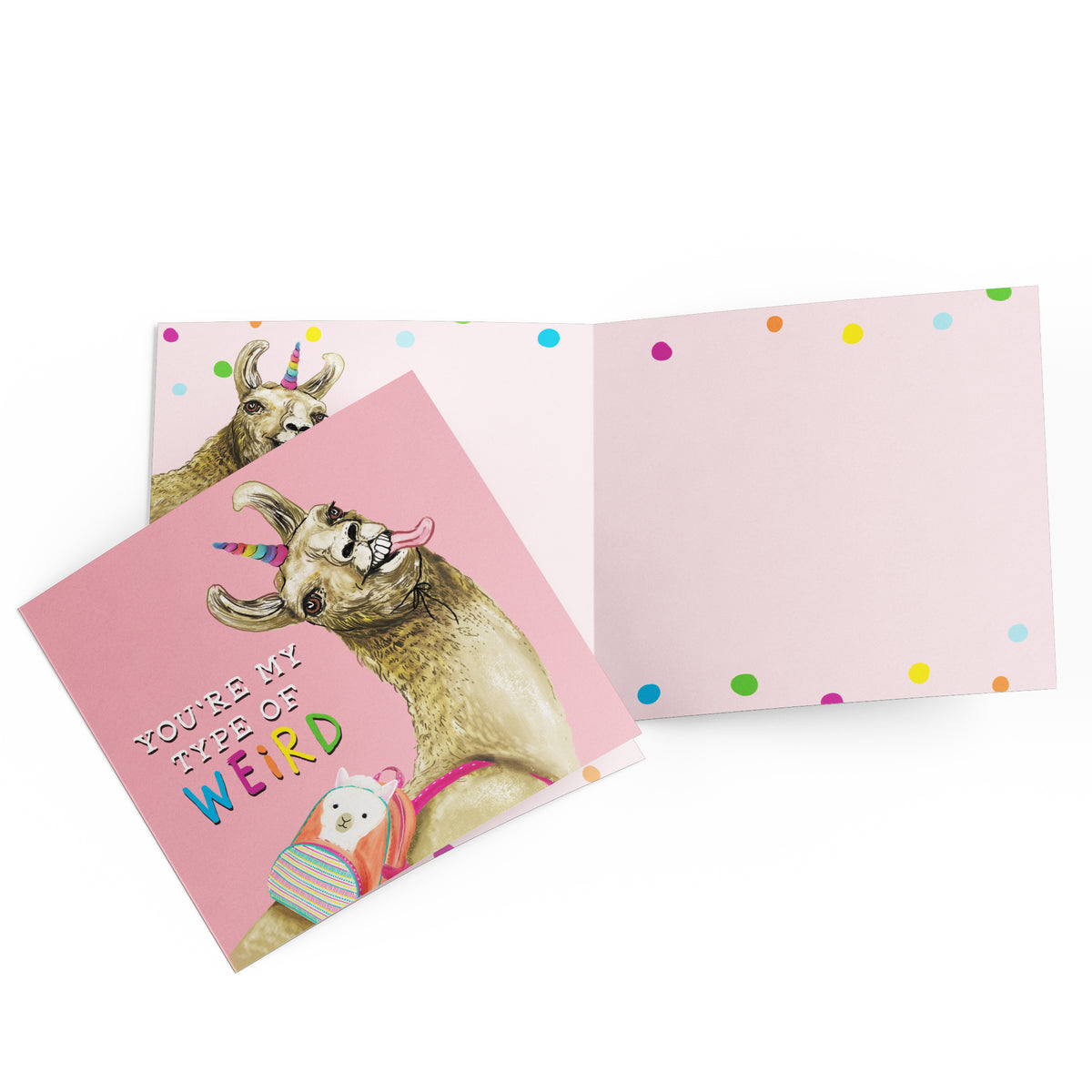 Greeting Card  My Kind Of Weird