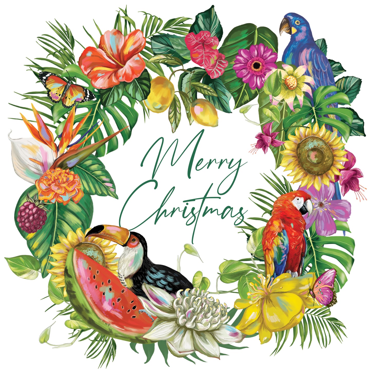 Greeting Card Mexican Dream Wreath