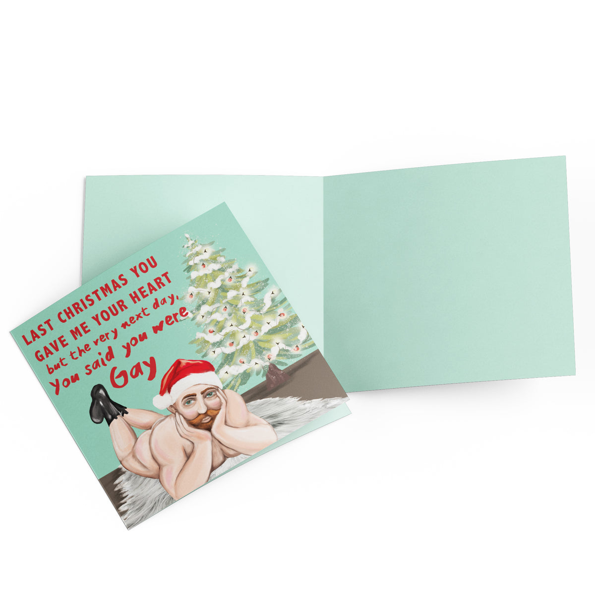 Greeting Card Gay Christmas