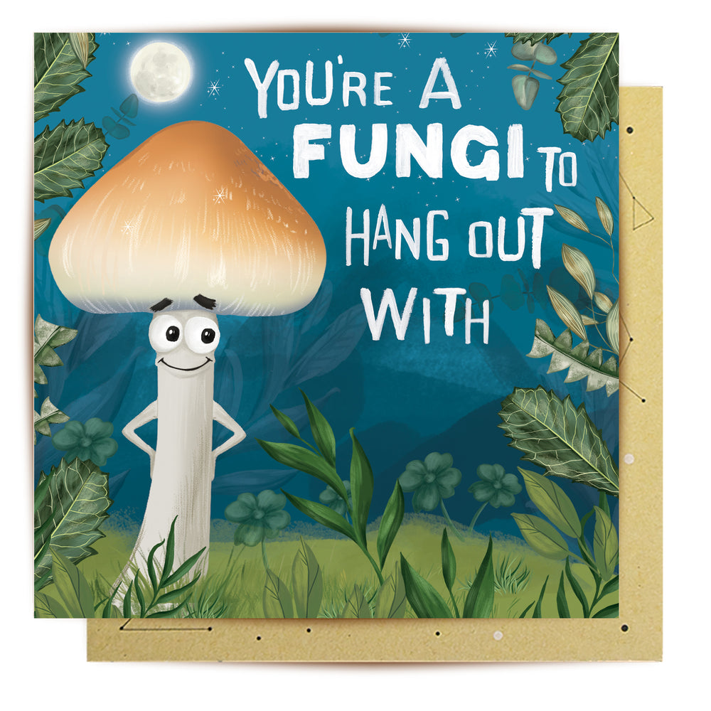 
                      
                        Greeting Card Fungi Guy Hangs
                      
                    