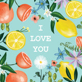 Greeting Card Limes & Oranges
