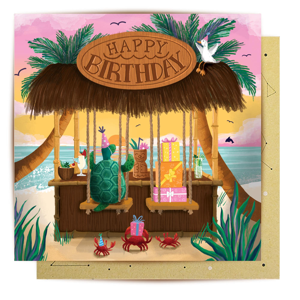 Greeting Card Beach Bar