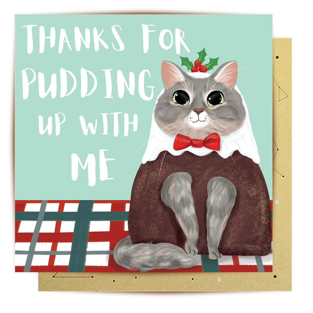 Greeting Card Pudding Up