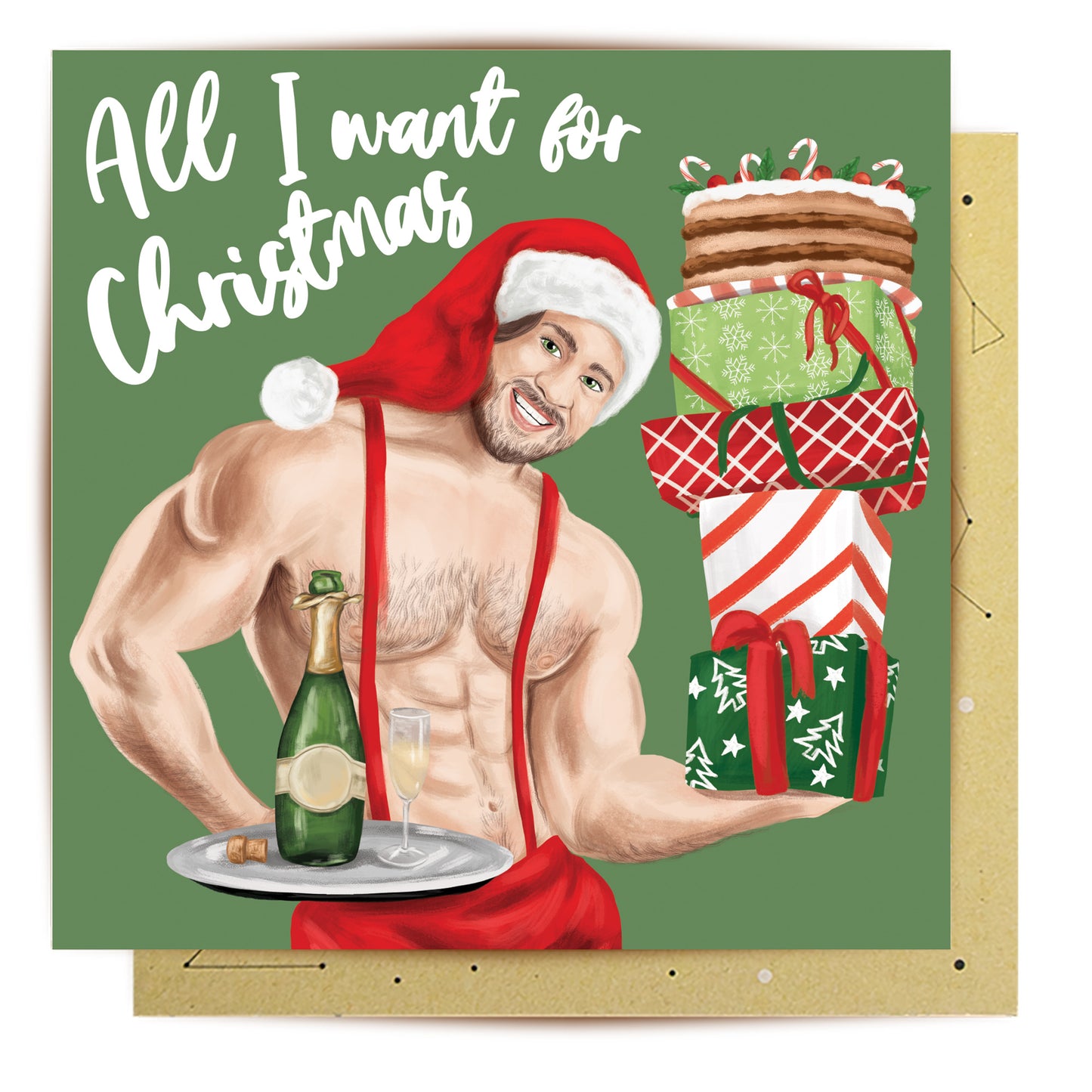 Greeting Card Ho Ho Hot