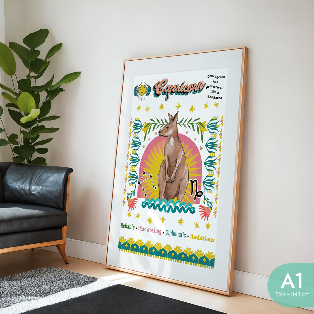 Art Print Aussie Astrology Capricorn