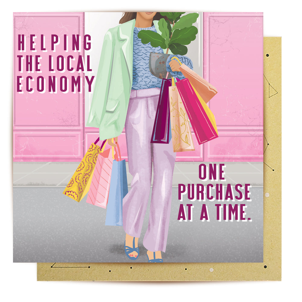 
                      
                        Greeting Card Helping The Economy
                      
                    