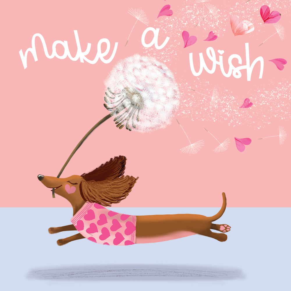 
                      
                        Greeting Card Make a Wish Dachshund
                      
                    