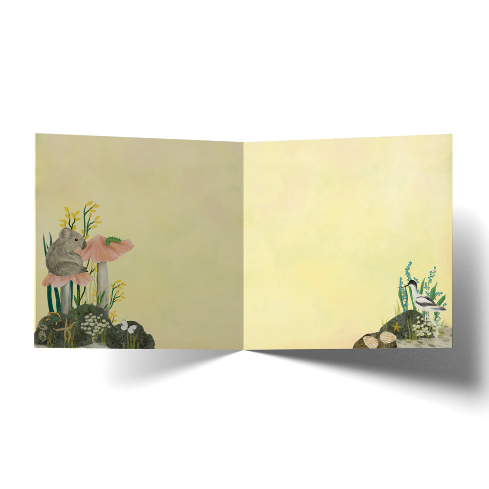 Greeting Card Denizens of the Meadow