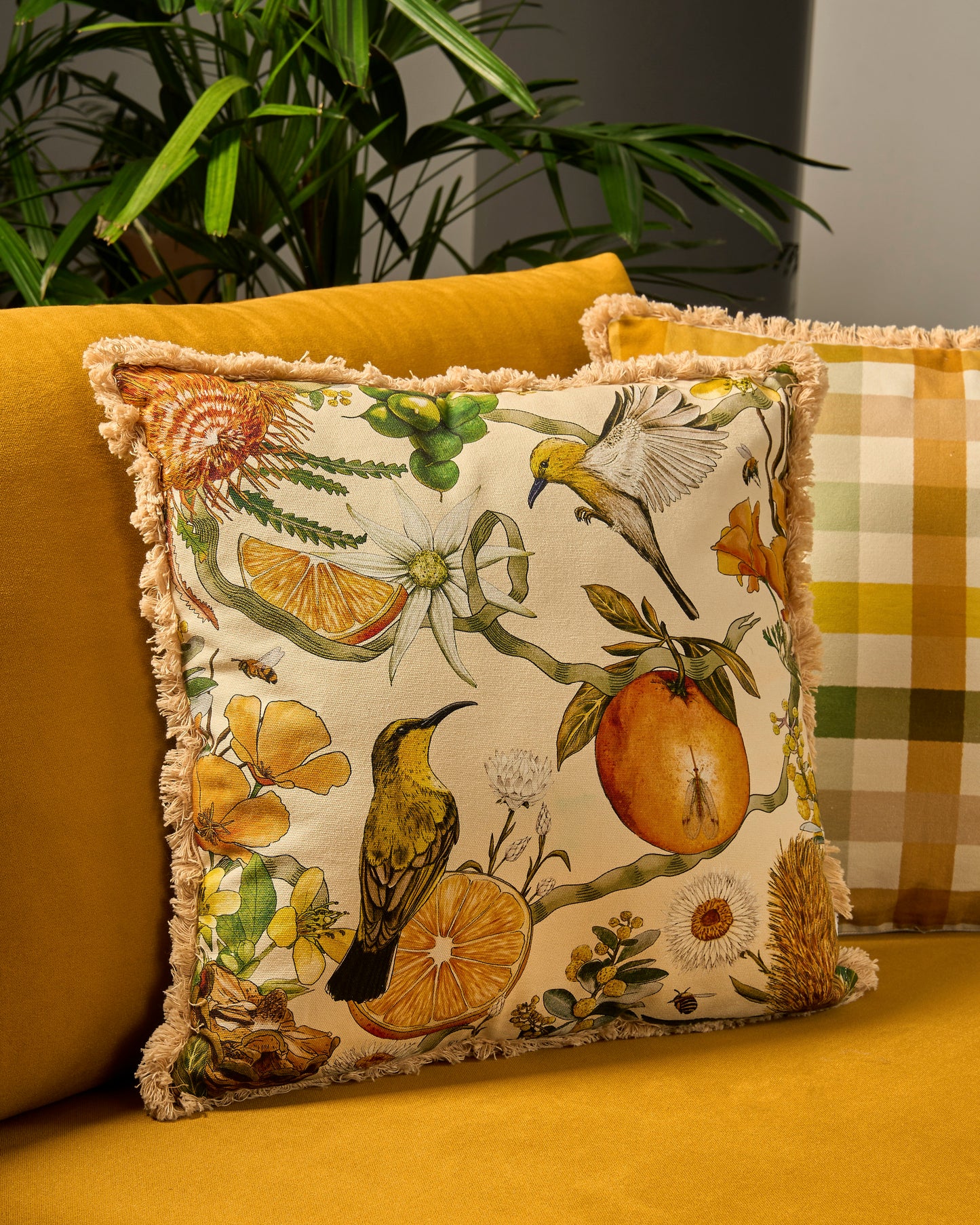 Square Cushion Golden Hour