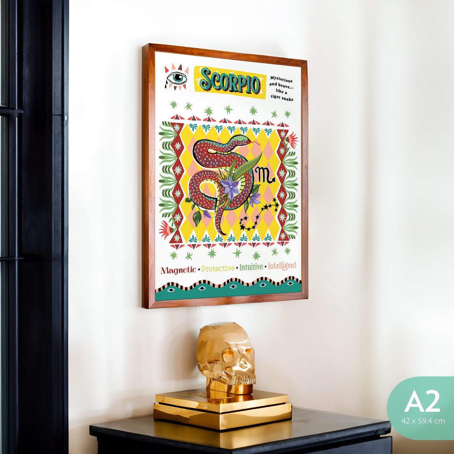 Art Print Aussie Astrology Scorpio