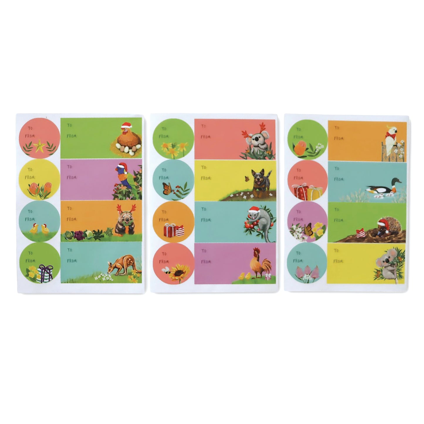 Gift Tag Stickers Garden Giggles