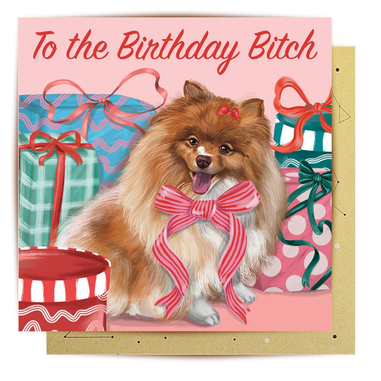 Greeting Card To The Birthday Bitch