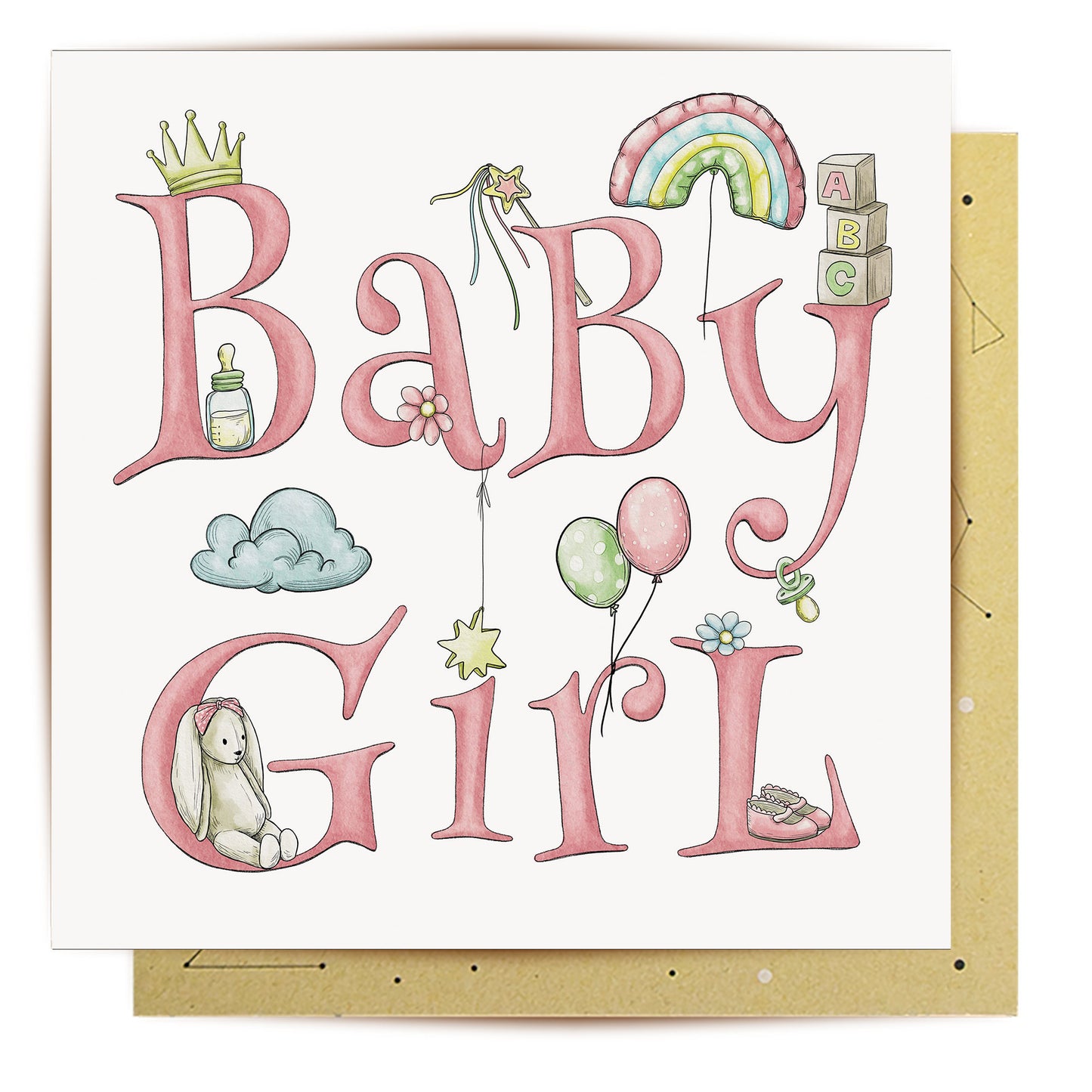 Greeting Card Baby Girl