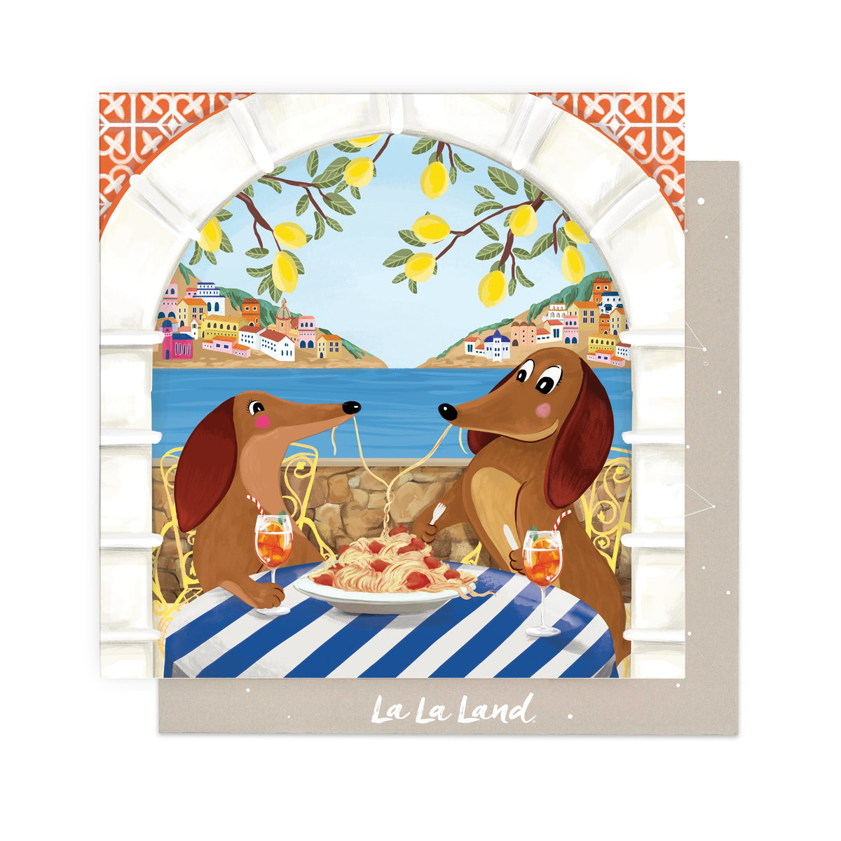 Greeting Card Love In Positano