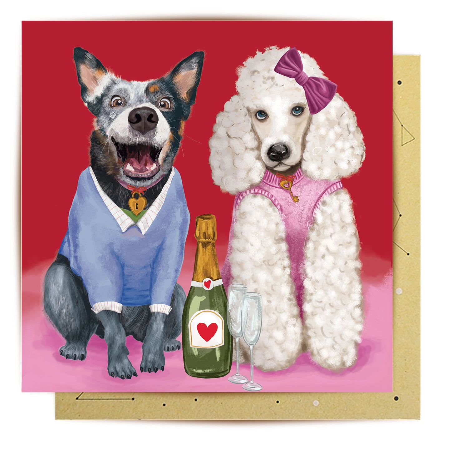 Greeting Card Lock & Key Valentine