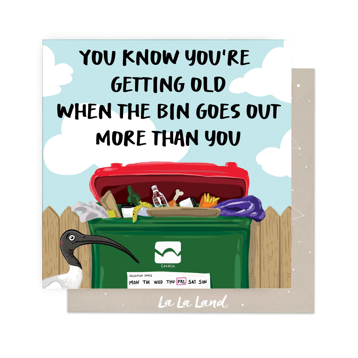 Greeting Card Bin Out