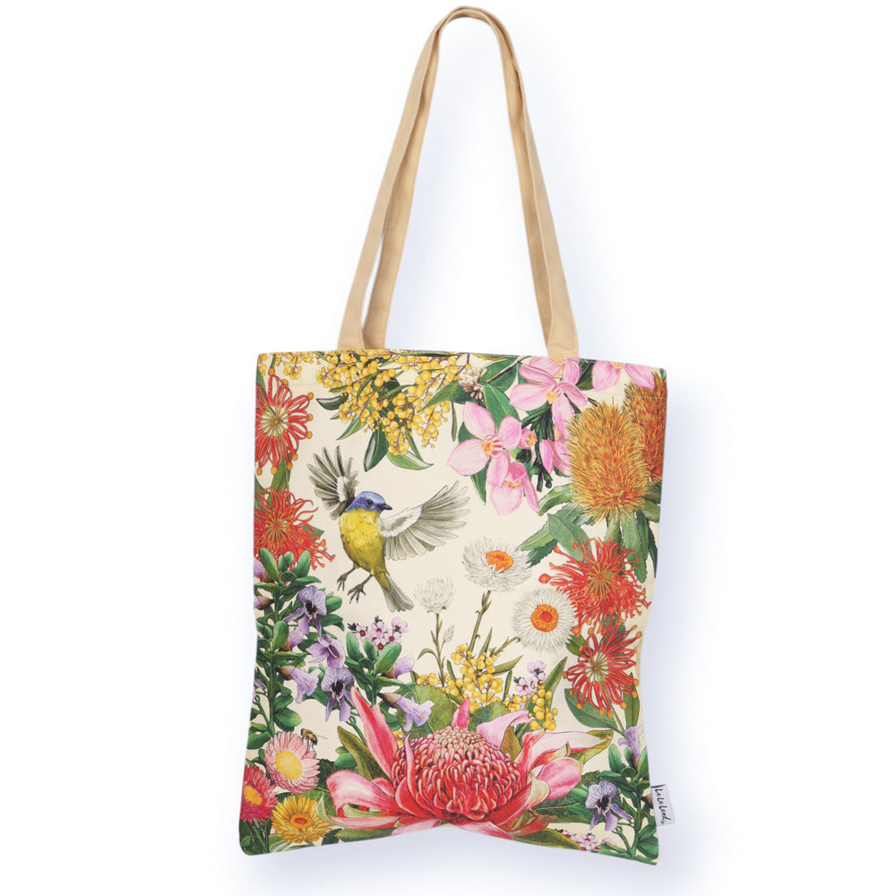 Tote Bag Botanical Blooms Flowers