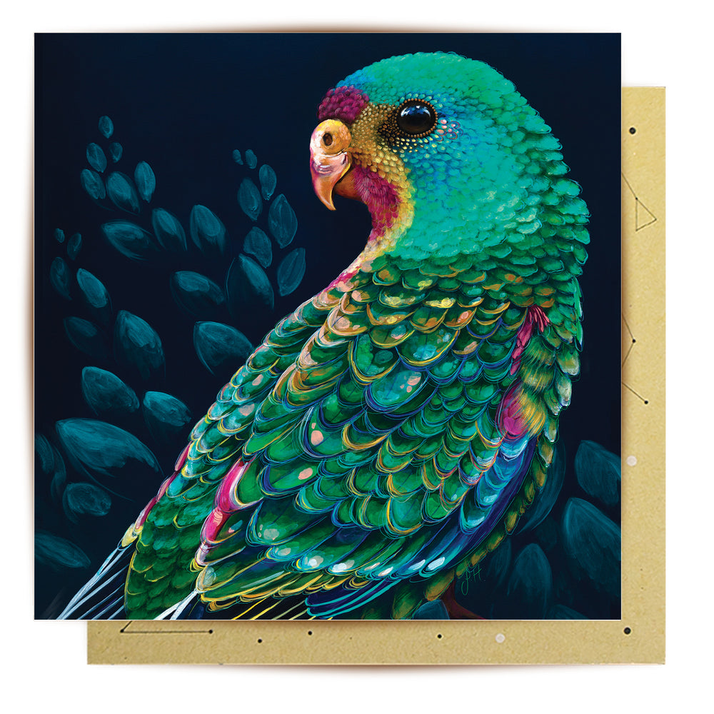 
                      
                        Greeting Card Swift Parrot
                      
                    