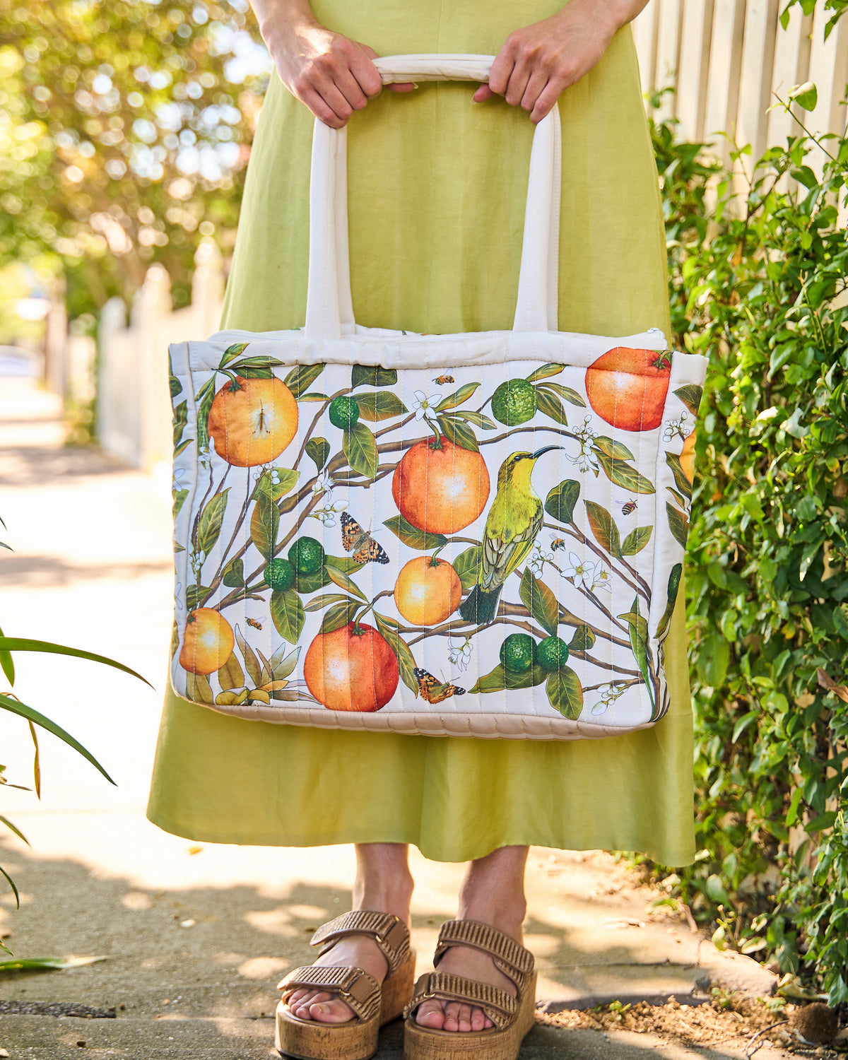 Quilted Comforter Bag Golden Hour