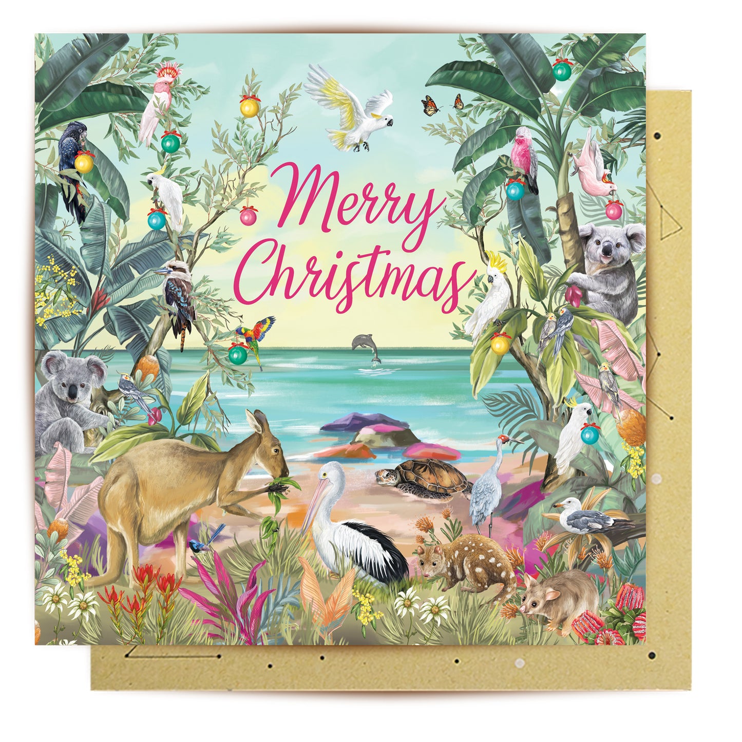 Greeting Card Nature Dwelling Christmas