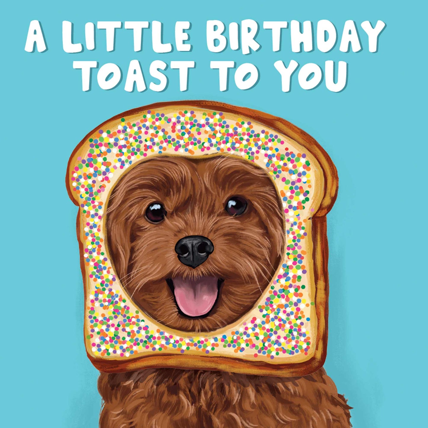 Mini Card Little Birthday Toast