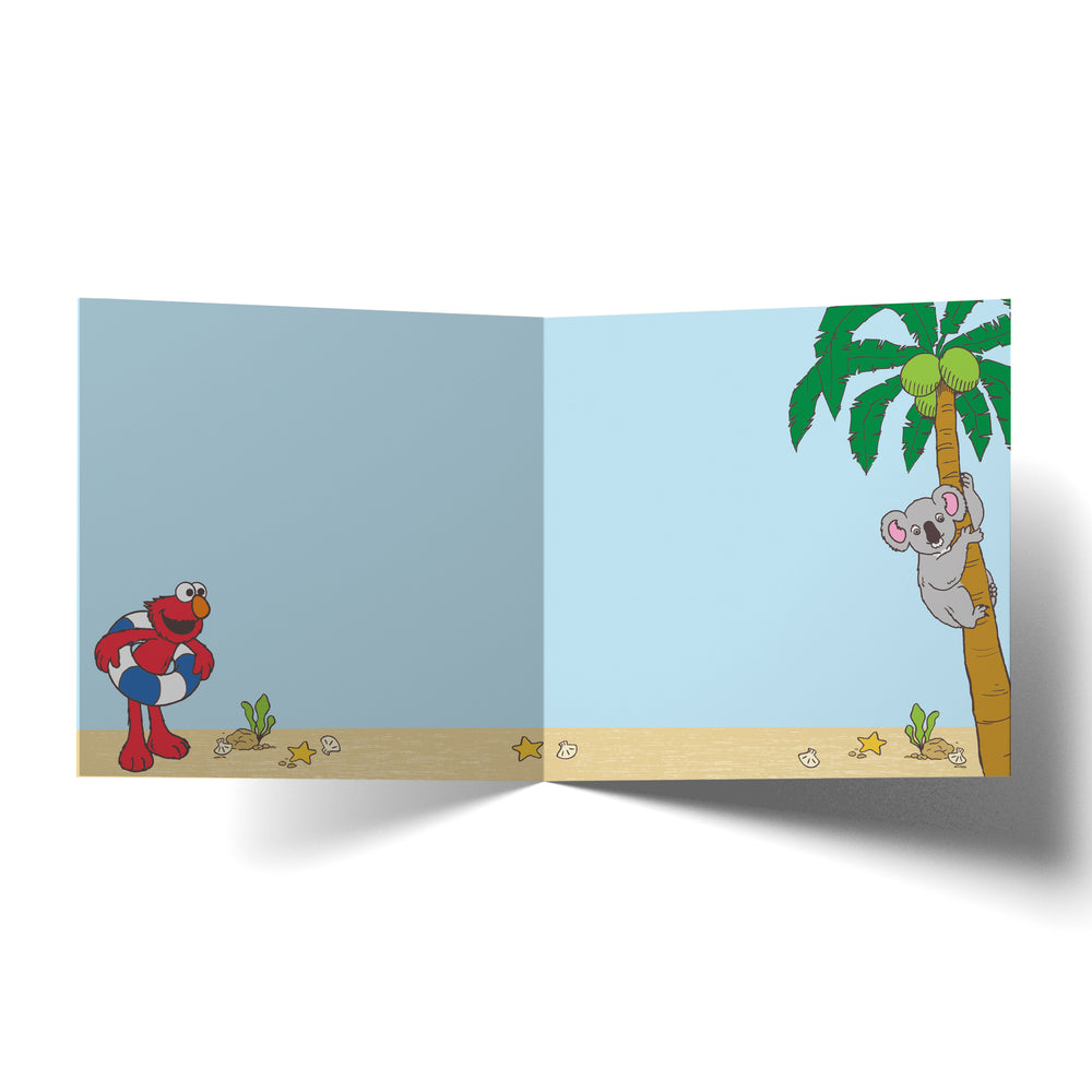 Greeting Card Sesame Street Down Under