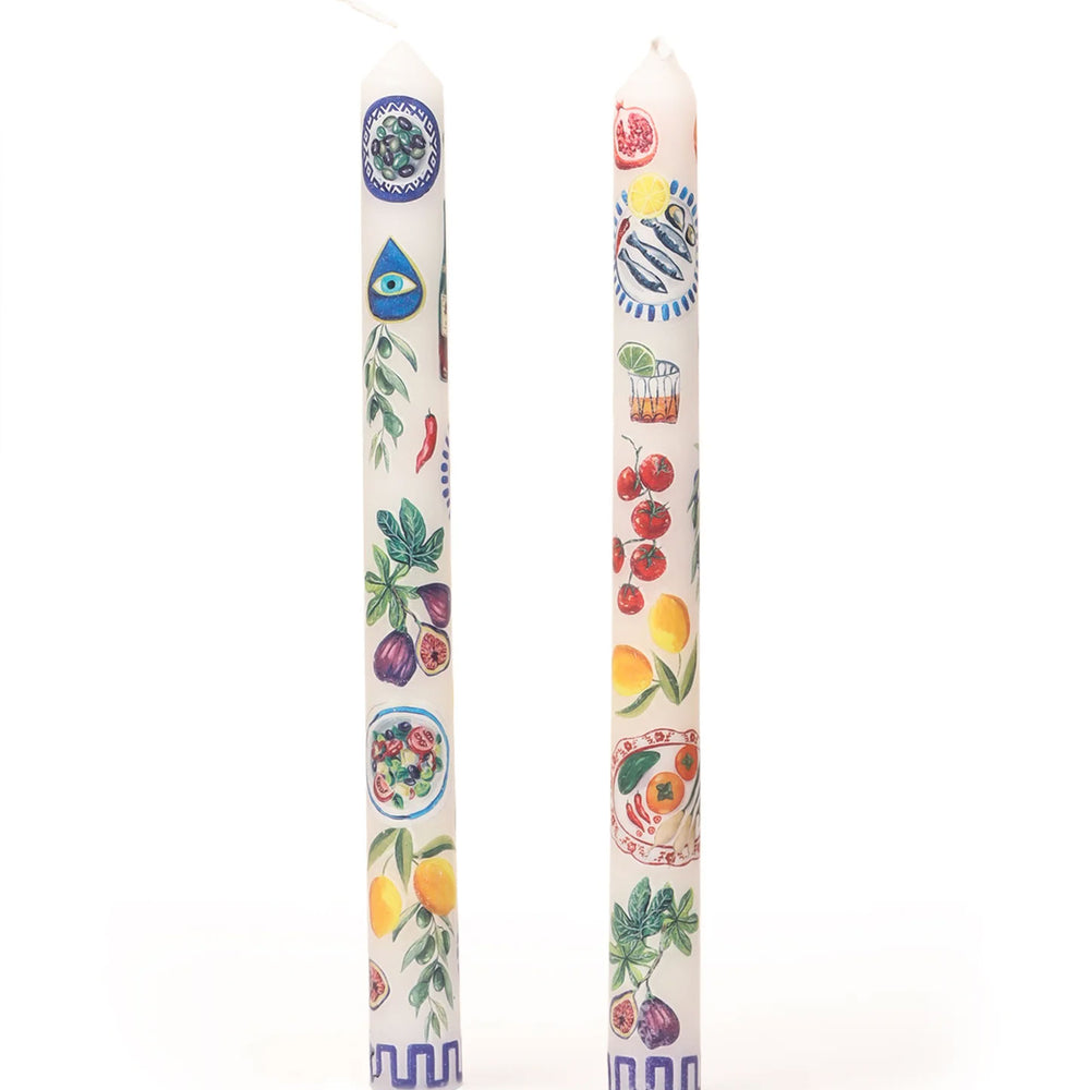 Tapered Candle Set Mediterranean Summer