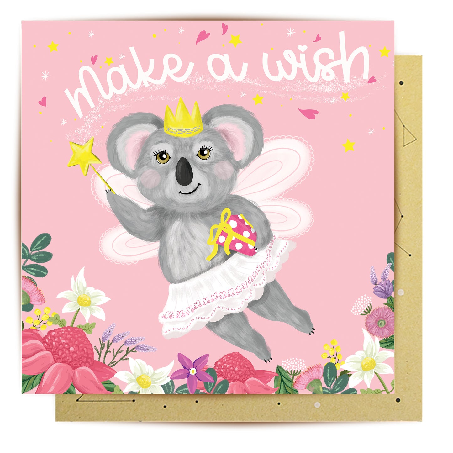 Greeting Card Fairy Koala