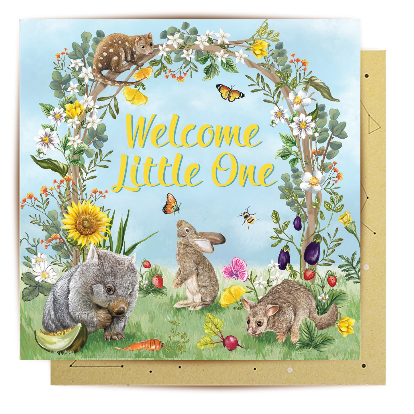 Greeting Card Secret Garden Little One