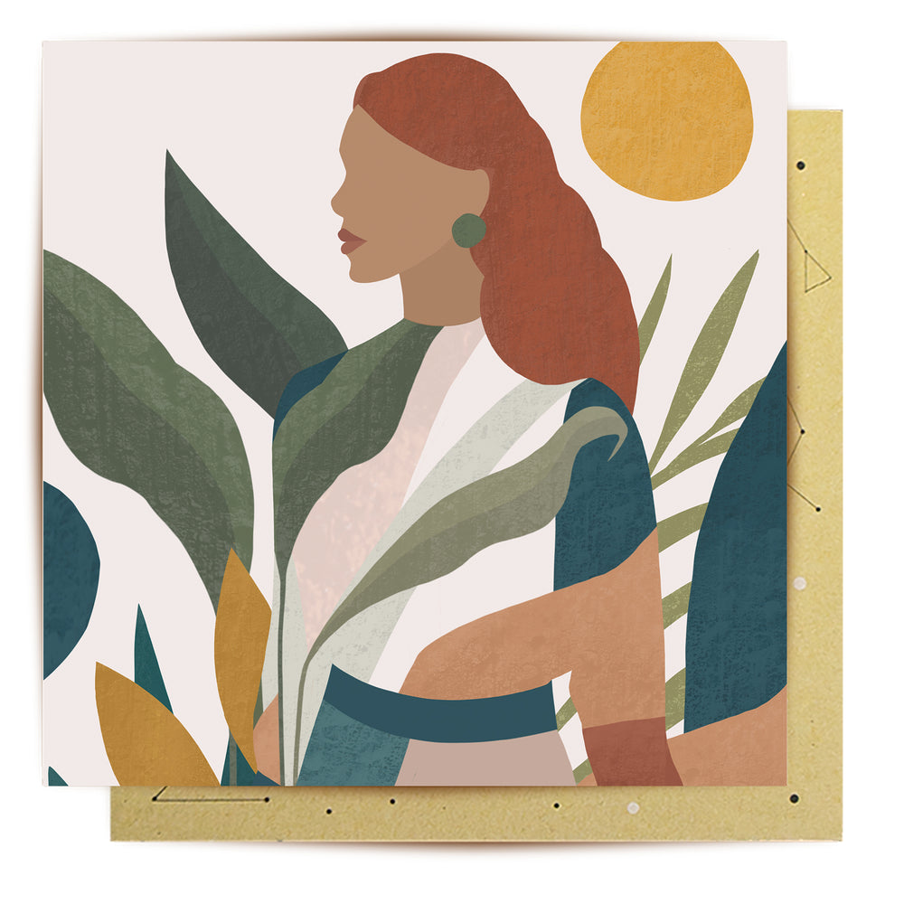 
                      
                        Greeting Card Girl Greenery
                      
                    