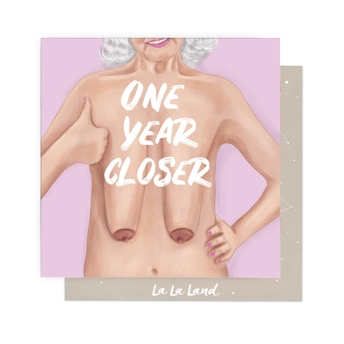 Greeting Card Saggy Titties