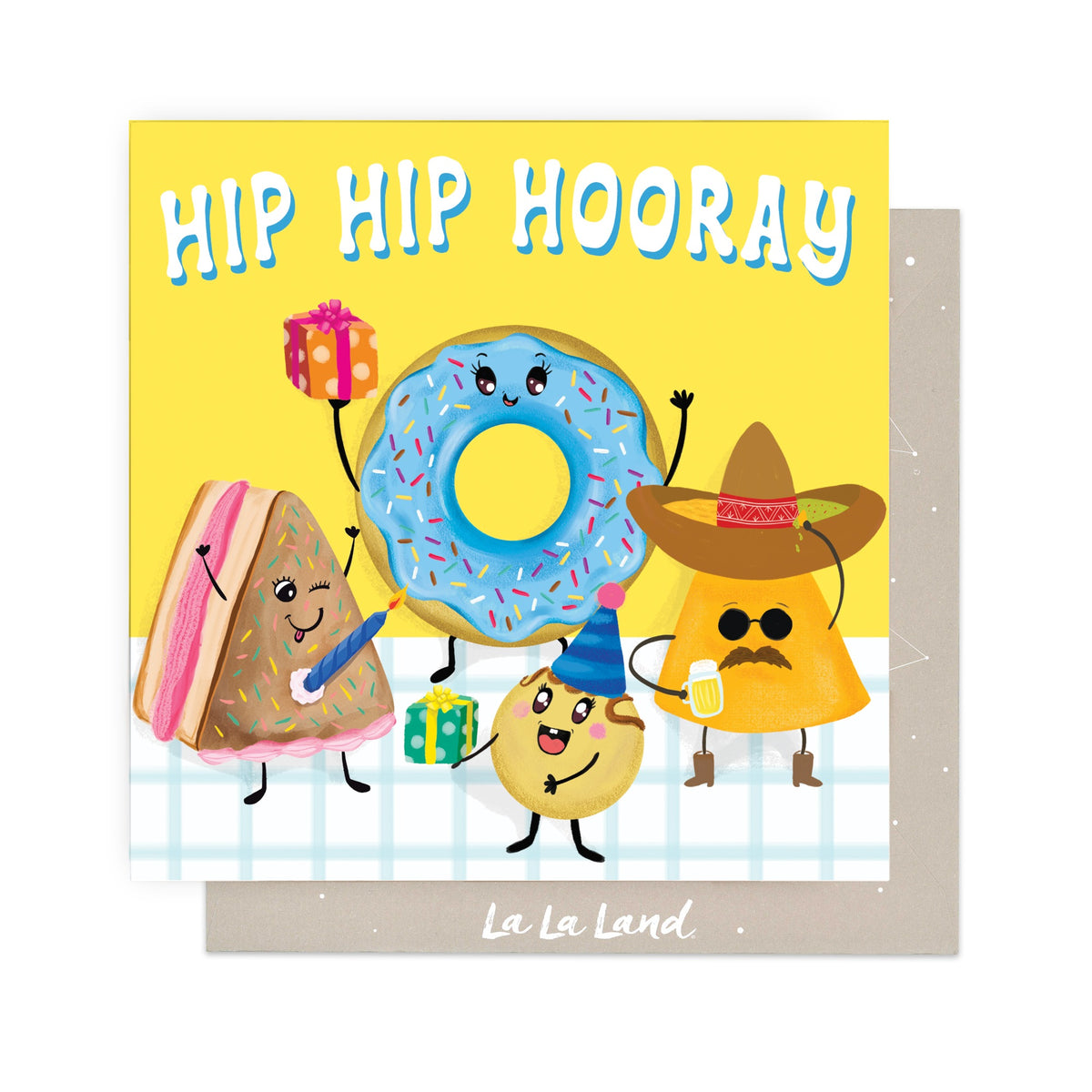 Greeting Card Hip Hip Hooray Sweets