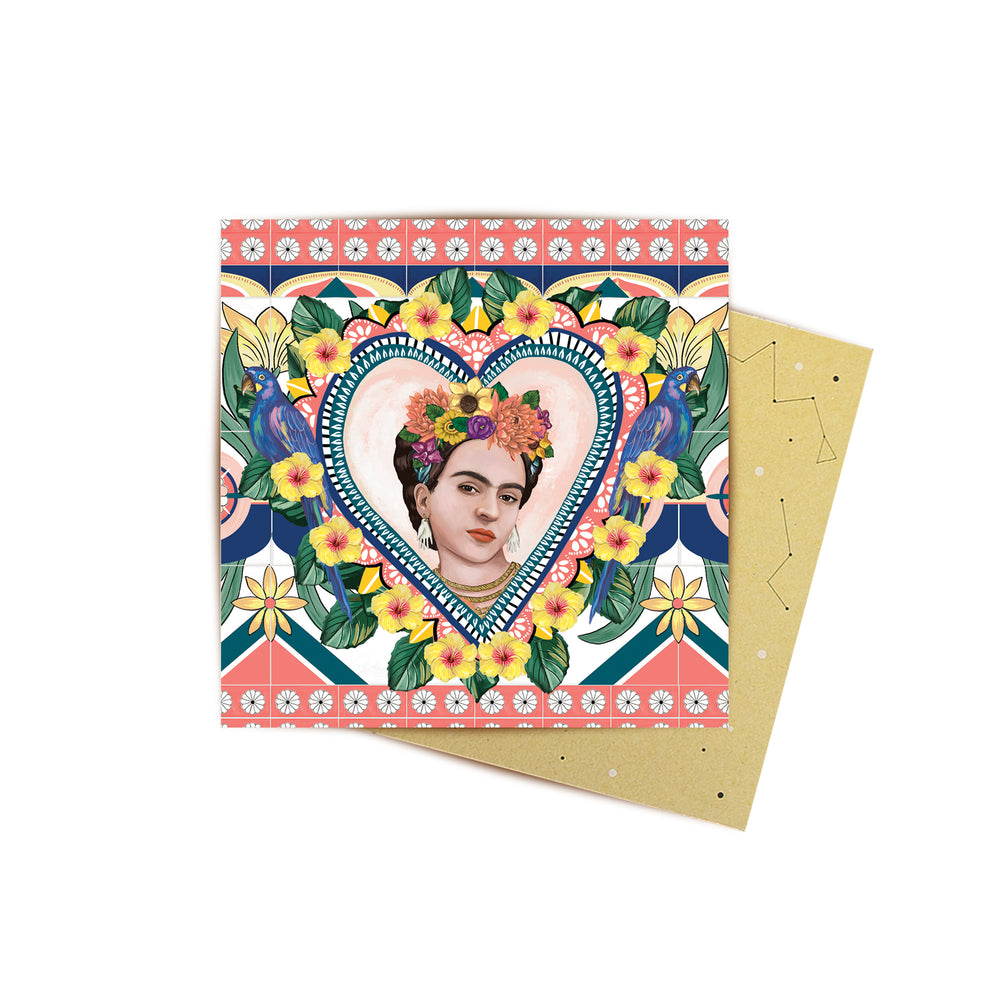 
                      
                        Mini Card Mexican Folklore Heart
                      
                    