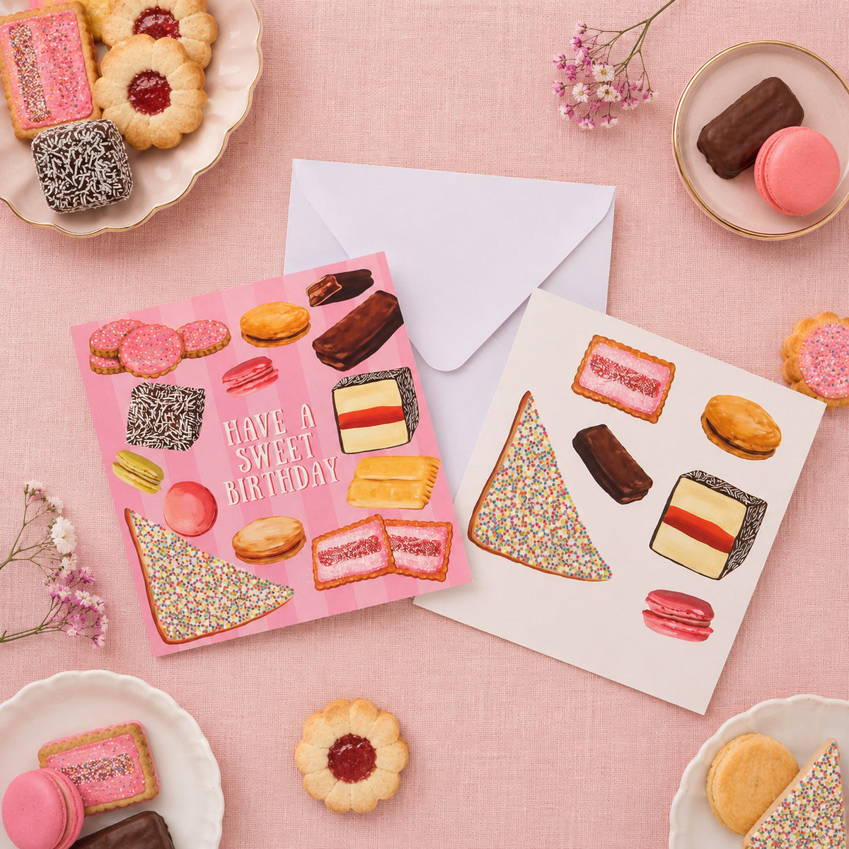 Sticker Card Sweet Birthday