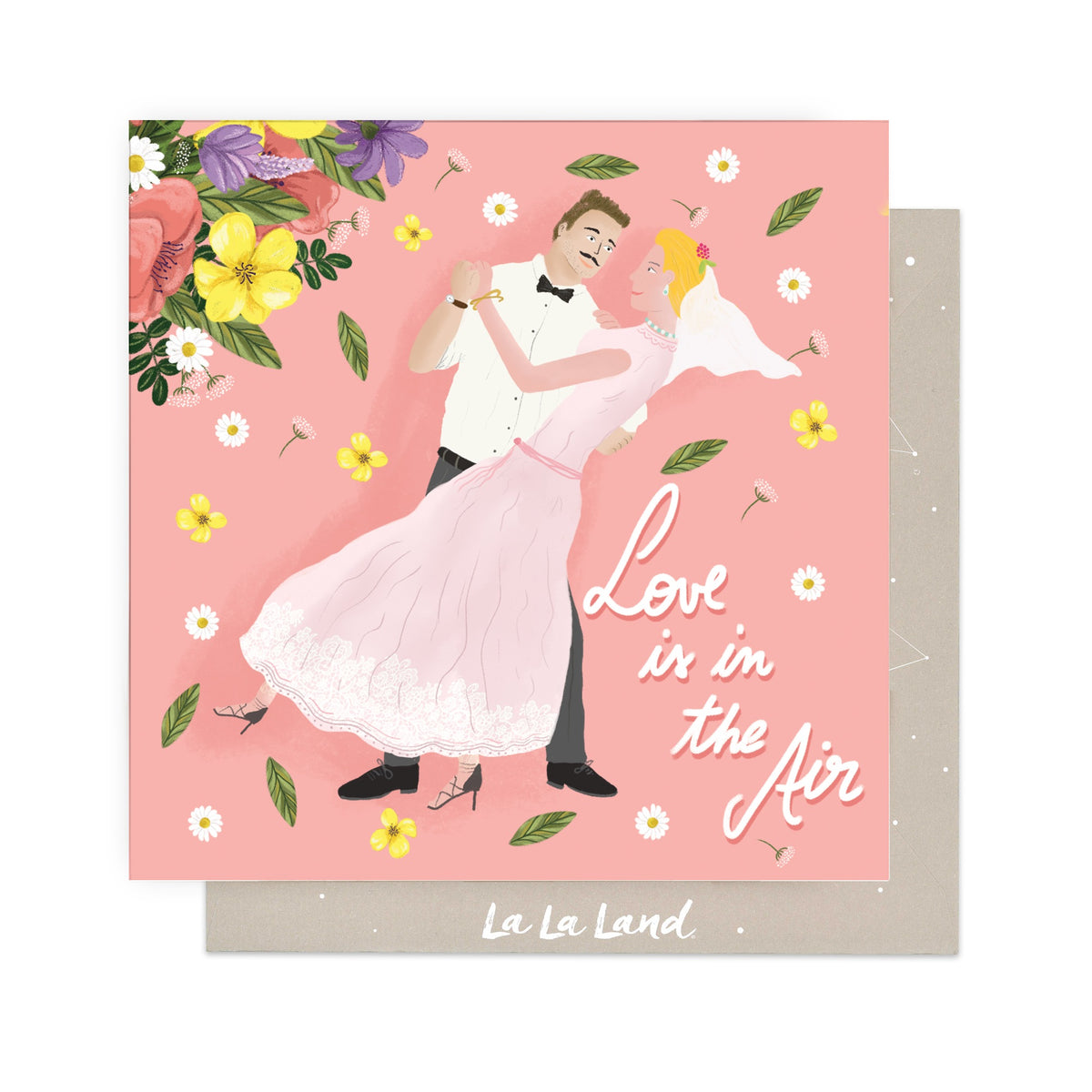 Greeting Card Wedding Love In The Air