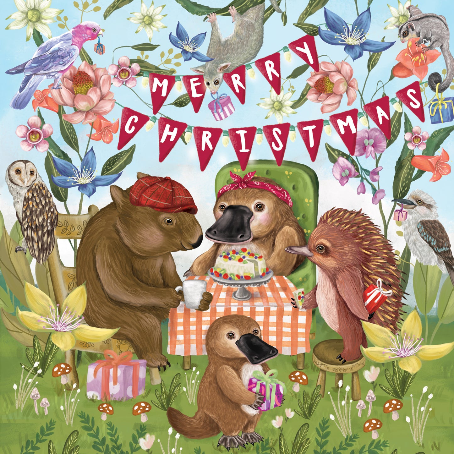 Greeting Card At Home For Christmas