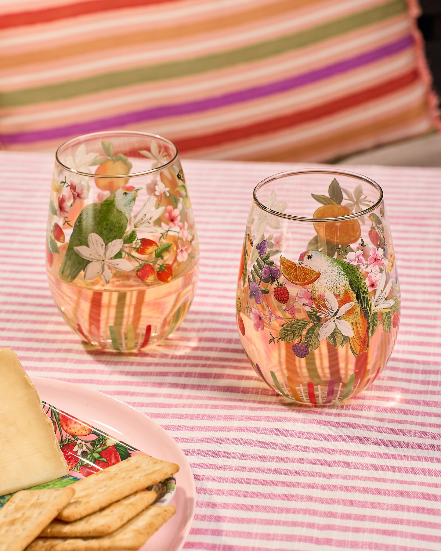 Glass Tumbler Large (Set of 2 glasses) Bountiful Harvest