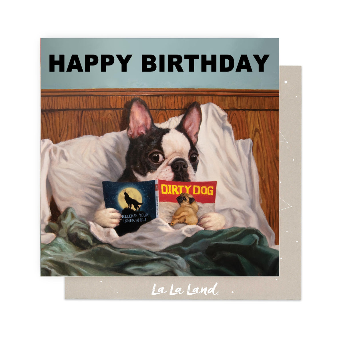 Greeting Card Dirty Dog