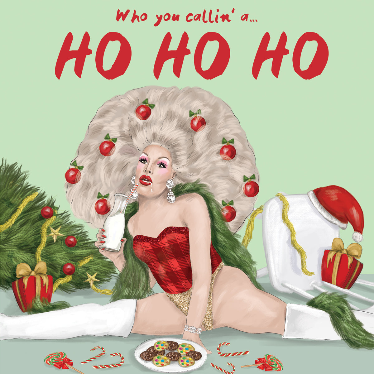 Greeting Card Not A Ho Ho Ho