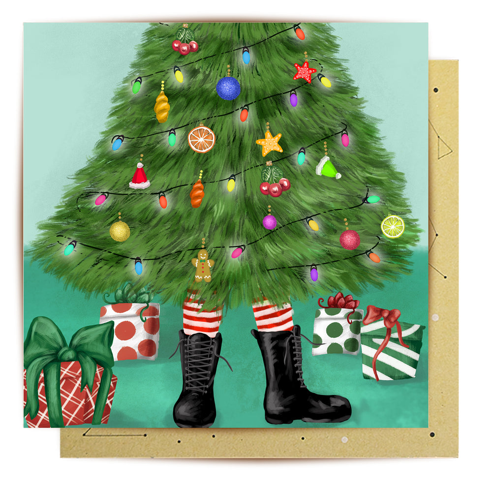 
                      
                        Greeting Card Tree with boots
                      
                    