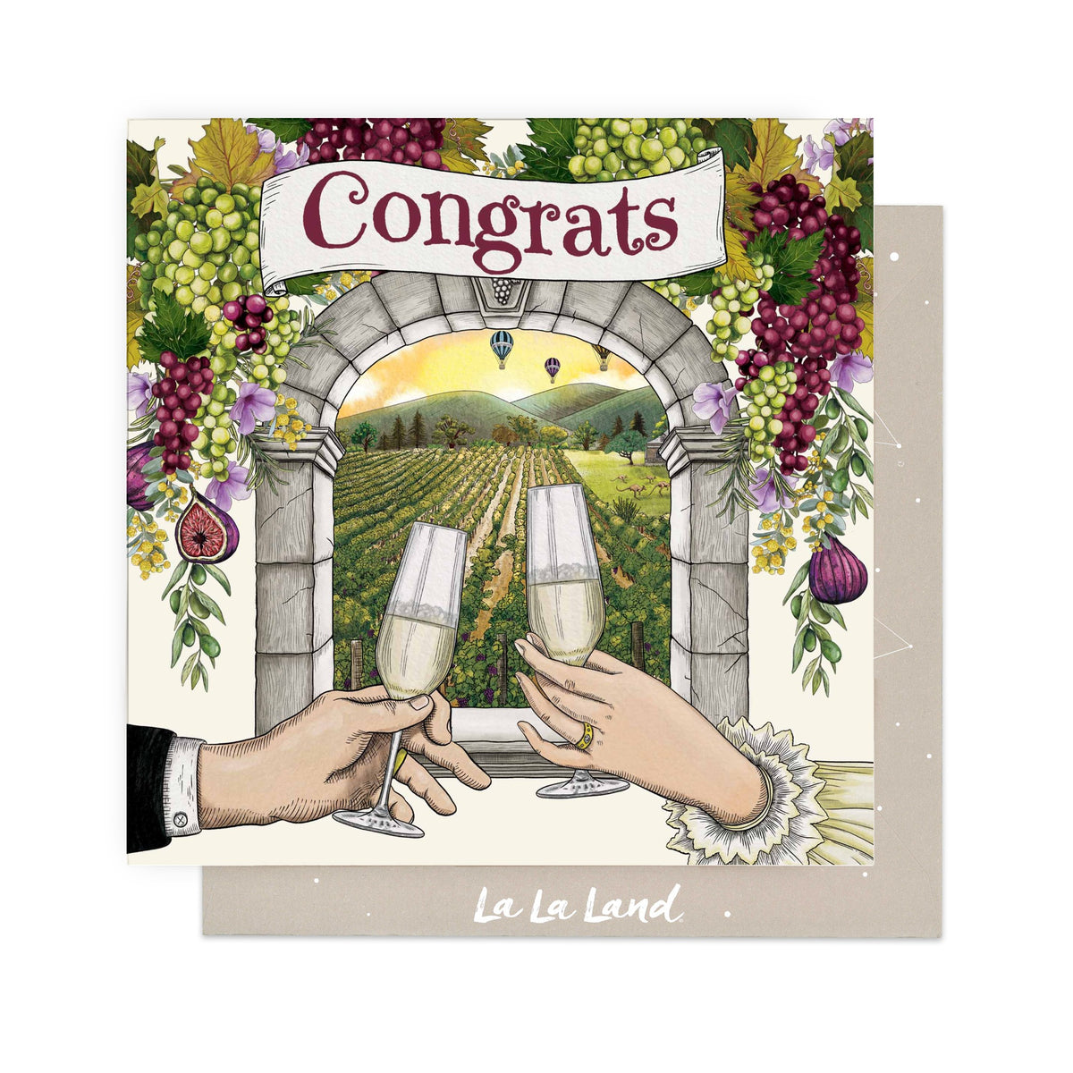 Greeting Card Vineyard Visions Window